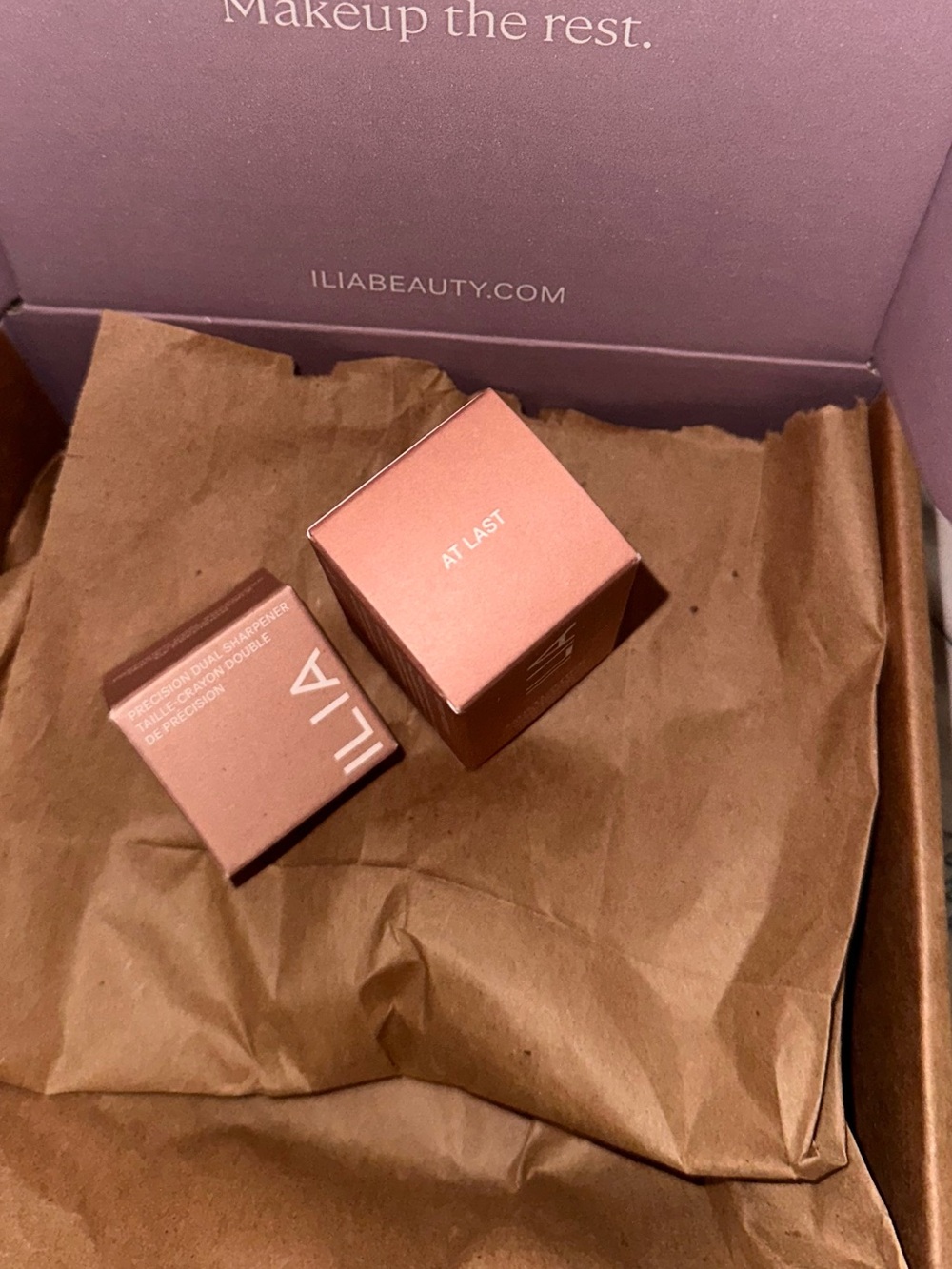 ILIA At Last Precision Dual Sharpener in soft pink